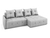 Угловой диван-кровать Soffa (правый) нежно-серый