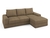 Угловой диван-кровать Kudde (правый) светло-коричневый