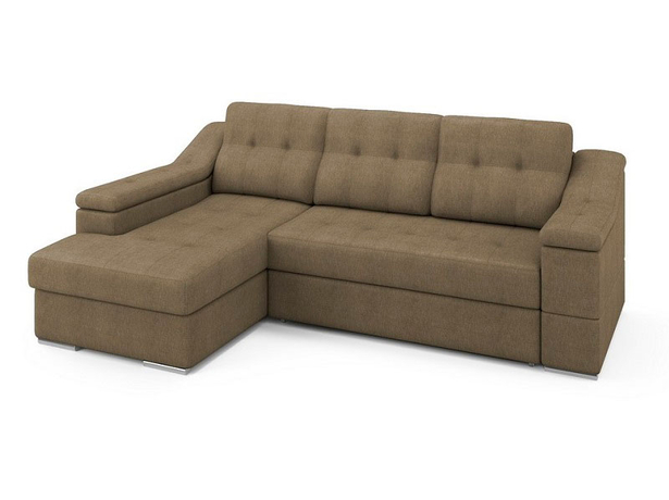 Угловой диван-кровать Tradition (левый) светло-коричневый