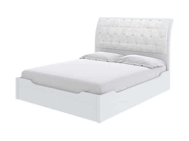 Кровать Lester с ПМ Айвори/белая эмаль