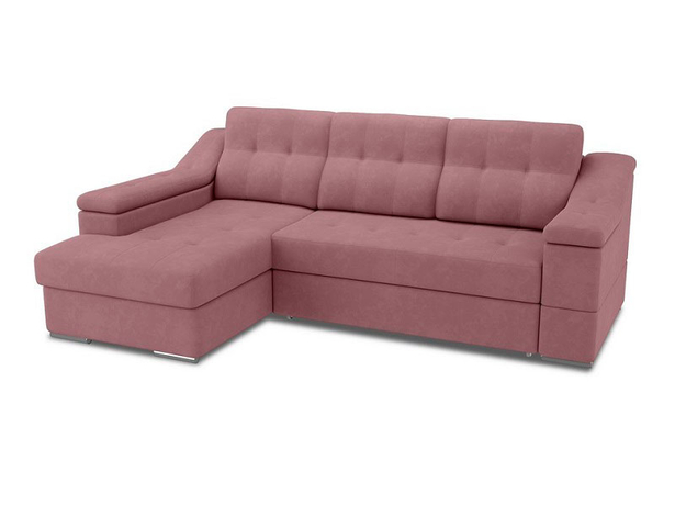 Угловой диван-кровать Tradition (левый) светло-розовый