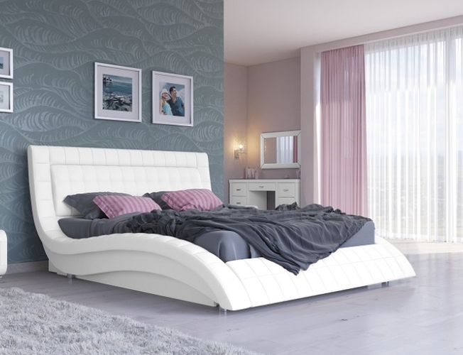 Кровать Атлантико с ПМ экокожа