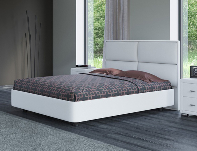 Белая кровать Rocky 2