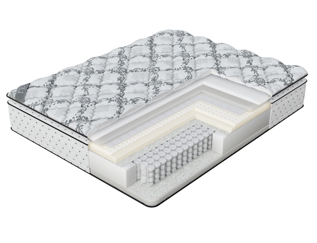 Матрас Verda Cloud Pillow Top, чехол Silver Lace
