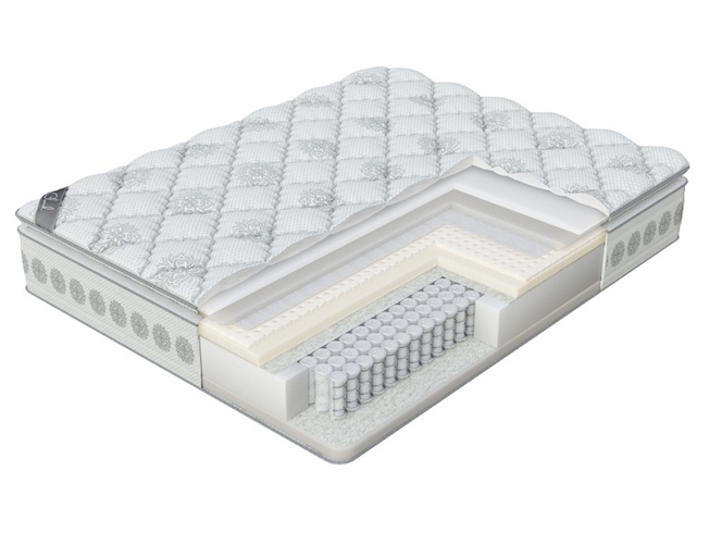 Матрас Verda Cloud Pillow Top, чехол Frostwork