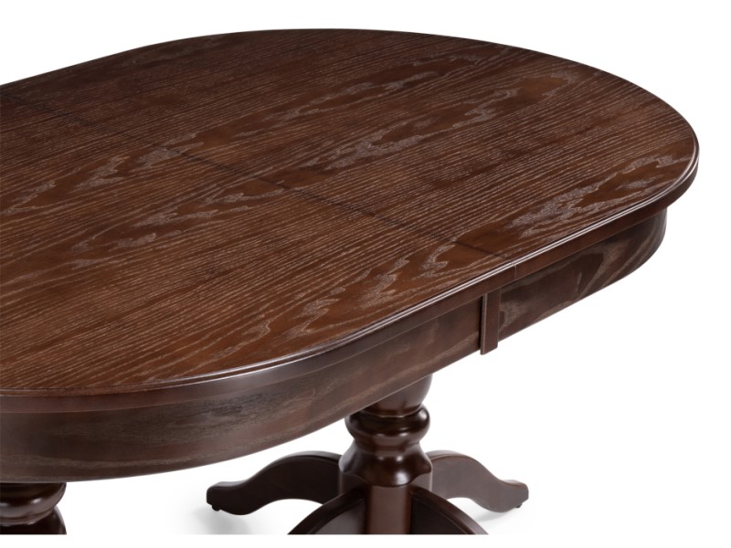 Деревянный стол Дейвер 160(220)х100 орех темный (Арт.515967)