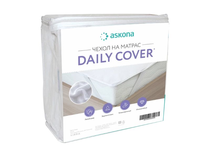 Чехол на матрасе Аскона Daily Cover